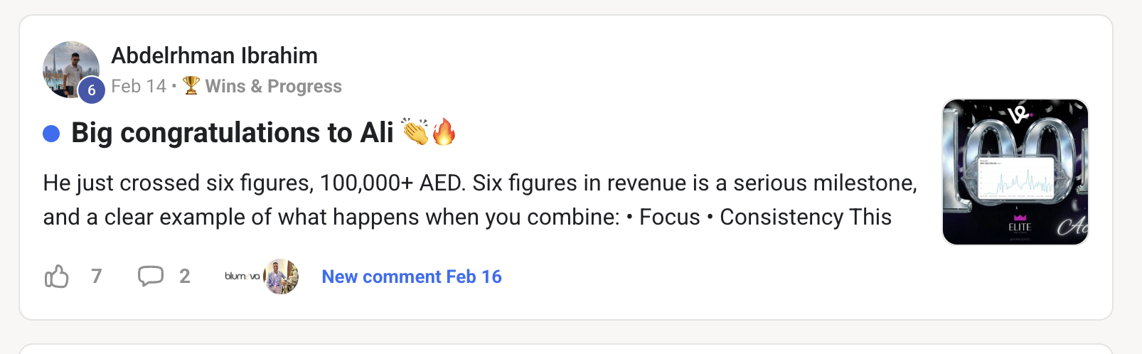 AED 100,000+ · six figures